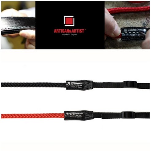 아티산앤아티스트 카메라 스트랩, ACAM-307N (Red), 1개