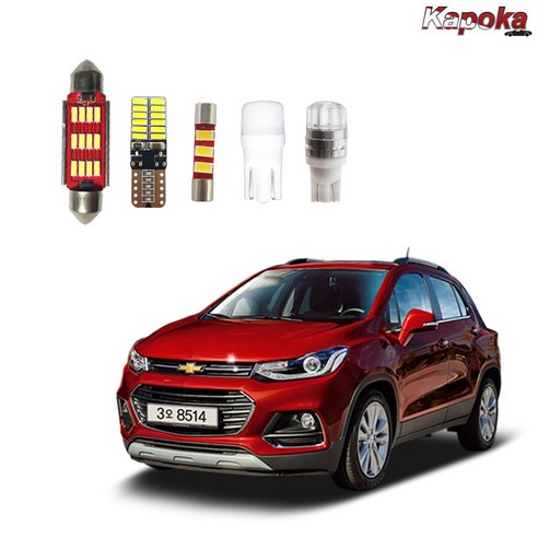 + 쉐보레 트랙스 더뉴트랙스 1세대 (2013~2022년형) LED실내등 번호판등, 번호판등T10, 2개