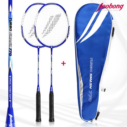 주봉 배드민턴 라켓세트 터보스매쉬 770 2라켓+풀커버