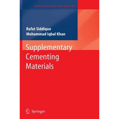 Supplementary Cementing Materials Paperback, Springer