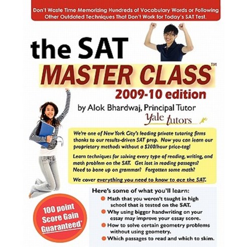The SAT Master Class: Comprehensive SAT Prep: Learn Techniques to Ace the SAT. Paperback, Mind Leap Books