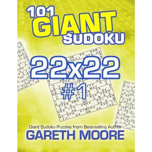 101 Giant Sudoku 22x22 #1 Paperback, Createspace