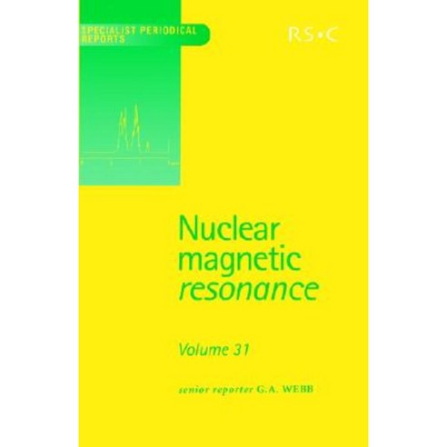Nuclear Magnetic Resonance: Volume 31 Hardcover, Royal Society of Chemistry