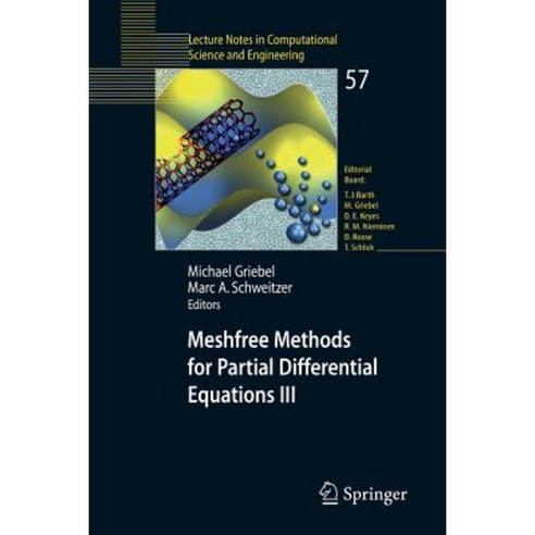 Meshfree Methods for Partial Differential Equations III Paperback, Springer