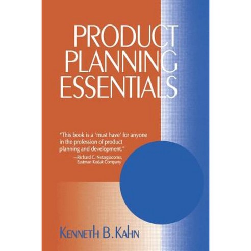 Product Planning Essentials Paperback, Sage Publications, Inc