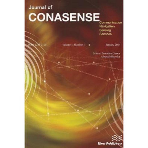 Journal of Communication Navigation Sensing and Services (Conasense) Paperback, River Publishers