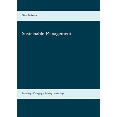 Sustainable Management Paperback, Books on Demand