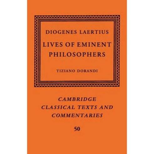 Diogenes Laertius:Lives of Eminent Philosophers, Cambridge University Press