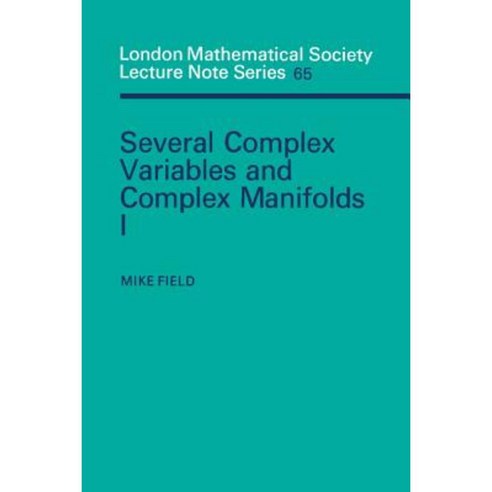 Several Complex Variables and Complex Manifolds I, Cambridge University Press