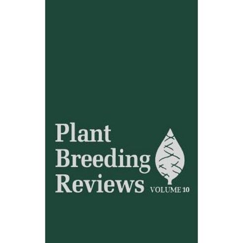 Plant Breeding Reviews Volume 10 Hardcover, Wiley
