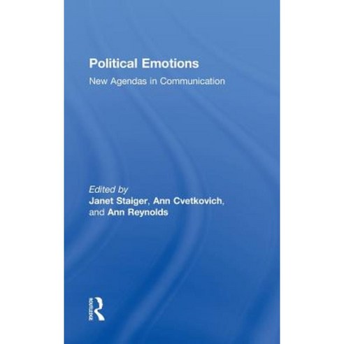 Political Emotions Hardcover, Routledge
