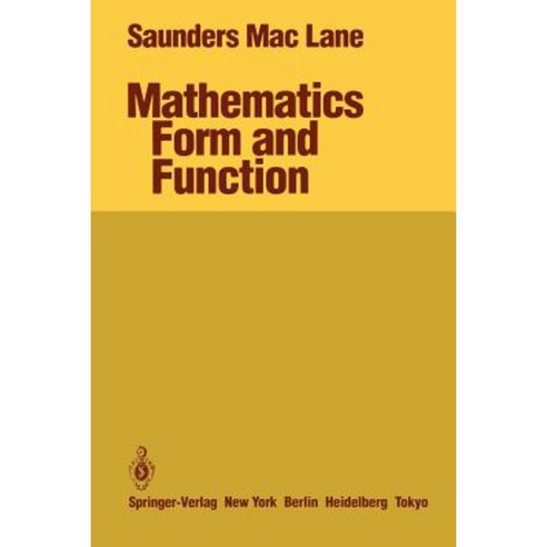 Mathematics Form and Function Paperback, Springer