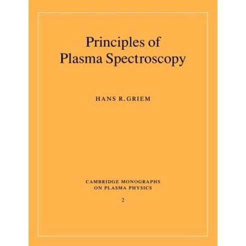 Principles of Plasma Spectroscopy Paperback, Cambridge University Press