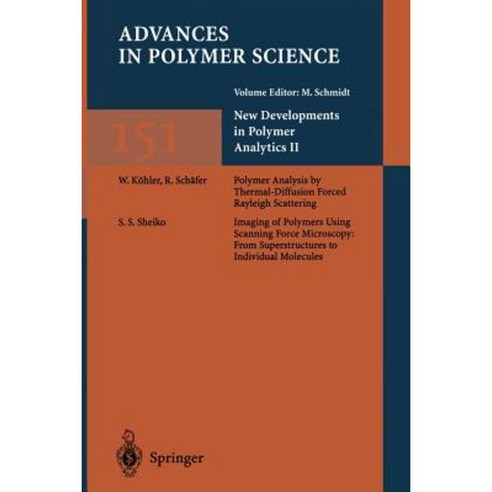 New Developments in Polymer Analytics II Paperback, Springer