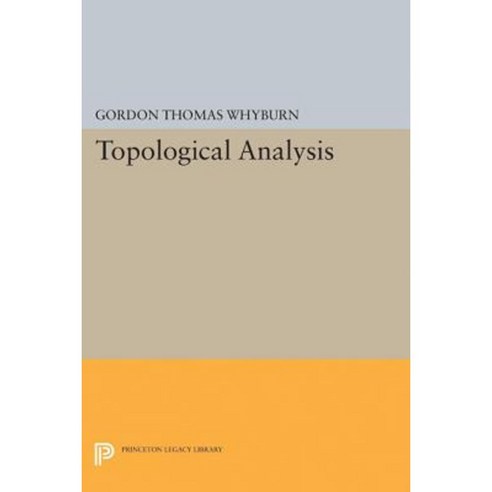 Topological Analysis Paperback, Princeton University Press