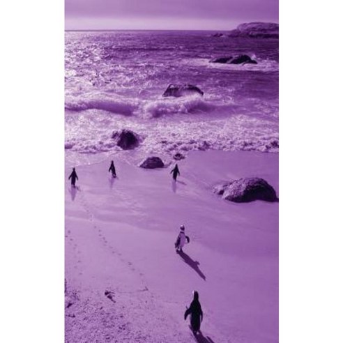 Alive! Little Penguin Friends - Violet Duotone - Photo Art Notebooks (5 X 8 Series) Paperback, Blurb