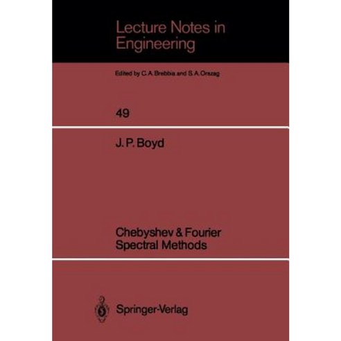 Chebyshev & Fourier Spectral Methods Paperback, Springer - 최저가 알림ㆍ특가 할인 ...