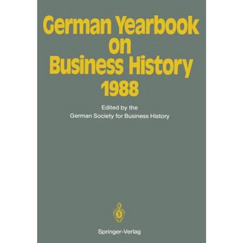 German Yearbook on Business History 1988 Paperback, Springer