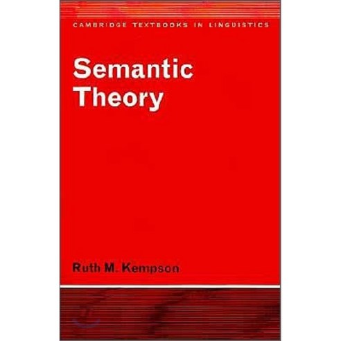 Semantic Theory Paperback, Cambridge University Press