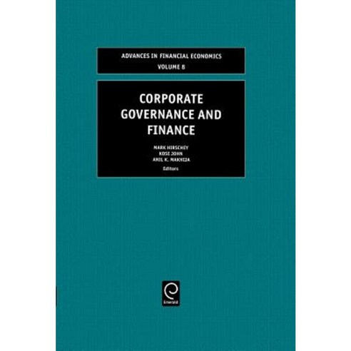 Corporate Governance and Finance Hardcover - 국제경제/금융/화폐 | 쿠팡