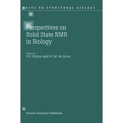 Perspectives on Solid State NMR in Biology Hardcover, Springer