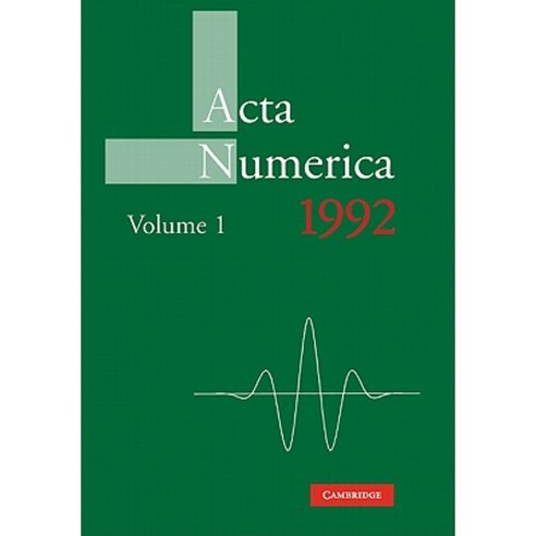 ACTA Numerica 1992:Volume 1, Cambridge University Press