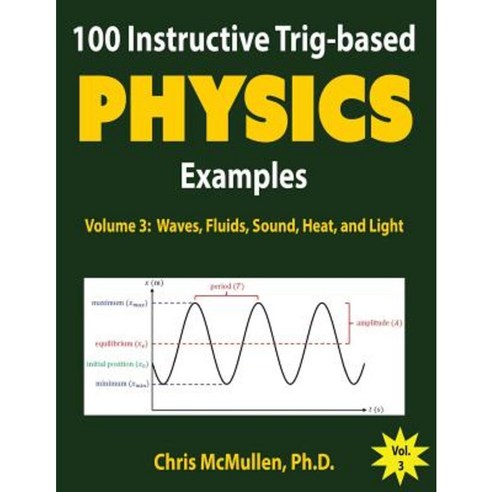 100 Instructive Trig-Based Physics Examples: Waves Fluids Sound Heat and Light Paperback, Zishka Publishing