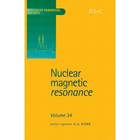 Nuclear Magnetic Resonance: Volume 34 Hardcover, Royal Society of Chemistry