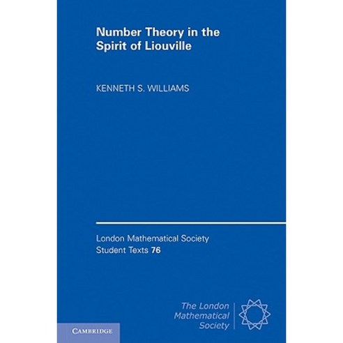 Number Theory in the Spirit of Liouville Paperback, Cambridge University Press