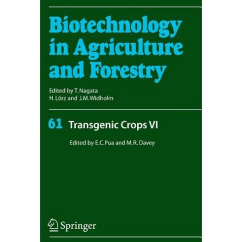 Transgenic Crops VI Paperback, Springer