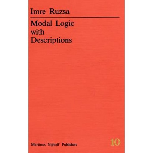 Modal Logic with Descriptions Hardcover, Springer