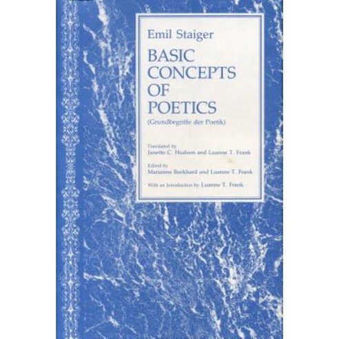 Basic Concepts of Poetics Paperback, Penn State University Press