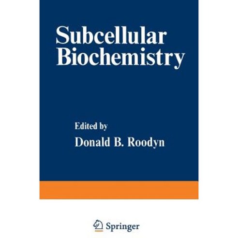 Subcellular Biochemistry: Volume 5 Paperback, Springer