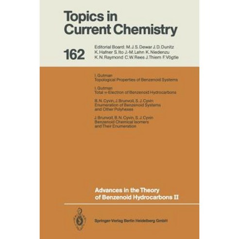 Advances in the Theory of Benzenoid Hydrocarbons II Paperback, Springer