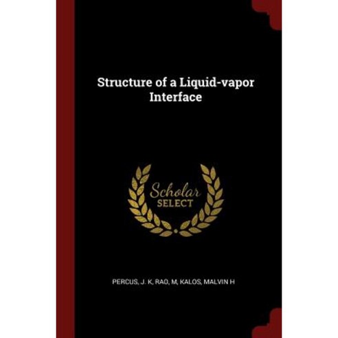 Structure of a Liquid-Vapor Interface Paperback, Andesite Press