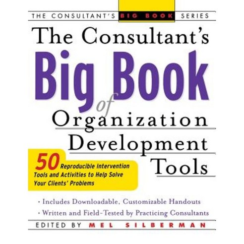 The Consultant''s Big Book of Organization Development Tools Hardcover, McGraw-Hill