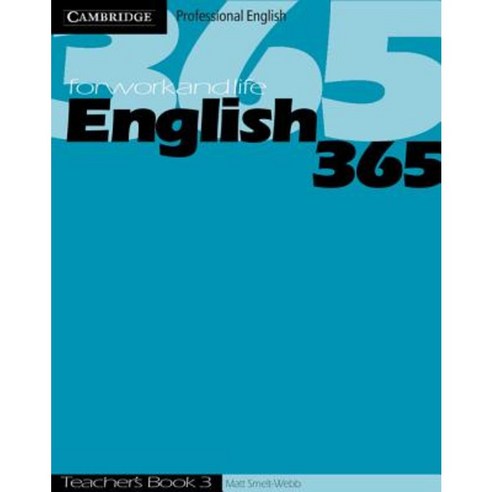 English 365 Teacher''s Book 3 Paperback, Cambridge University Press