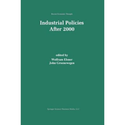 Industrial Policies After 2000 Paperback, Springer
