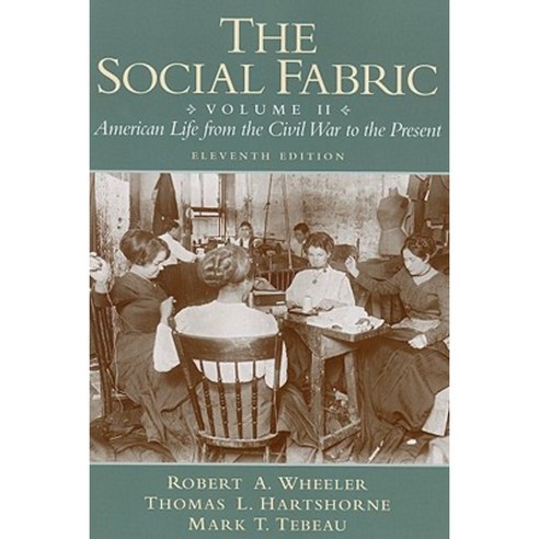 The Social Fabric Volume II: American Life from the Civil War to the Present Paperback, Pearson Prentice Hall