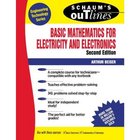 Schaum''s Outline of Basic Mathematics for Electricity and Electronics Paperback, McGraw-Hill Education