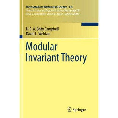Modular Invariant Theory Paperback, Springer