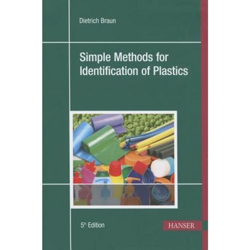 Simple Methods for Identification of Plastics Paperback, Hanser Gardner Publications