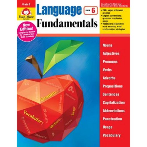 (영문도서) Language Fundamentals Grade 6 Paperback, Evan Moor Educational Publishers