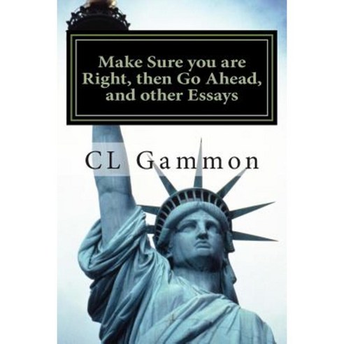 Make Sure You Are Right Then Go Ahead and Other Essays Paperback, Createspace