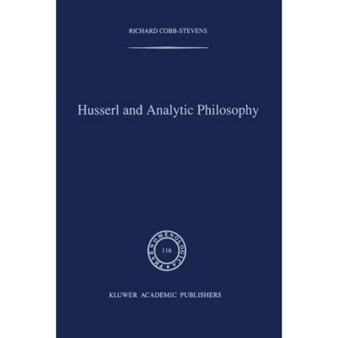 Husserl and Analytic Philosophy Paperback, Springer