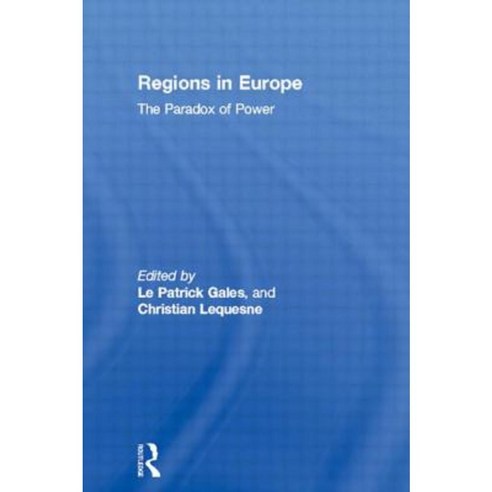 Regions in Europe: The Paradox of Power Paperback, Routledge - 가격 변동 추적 ...