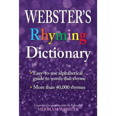 Webster''s Rhyming Dictionary Paperback, Federal Street Press