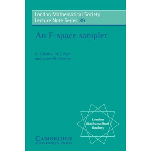 An F-Space Sampler Paperback, Cambridge University Press