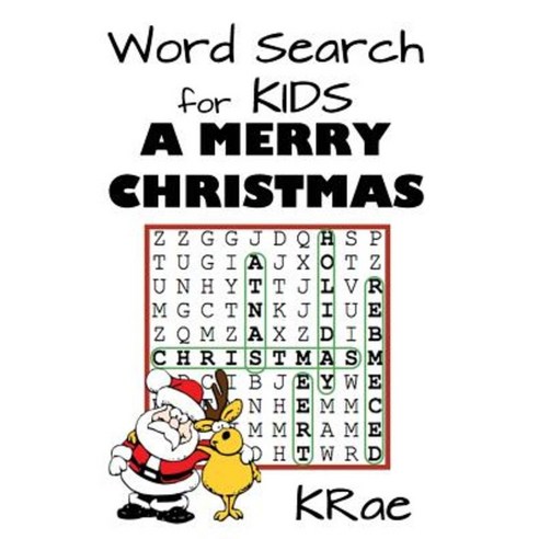 Word Search for Kids: A Merry Christmas Paperback, Createspace Independent Publishing Platform