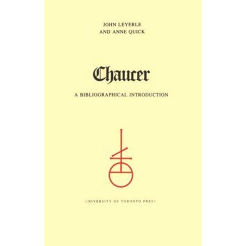 Chaucer: A Select Bibliography Paperback, University of Toronto Press, Scholarly Publis